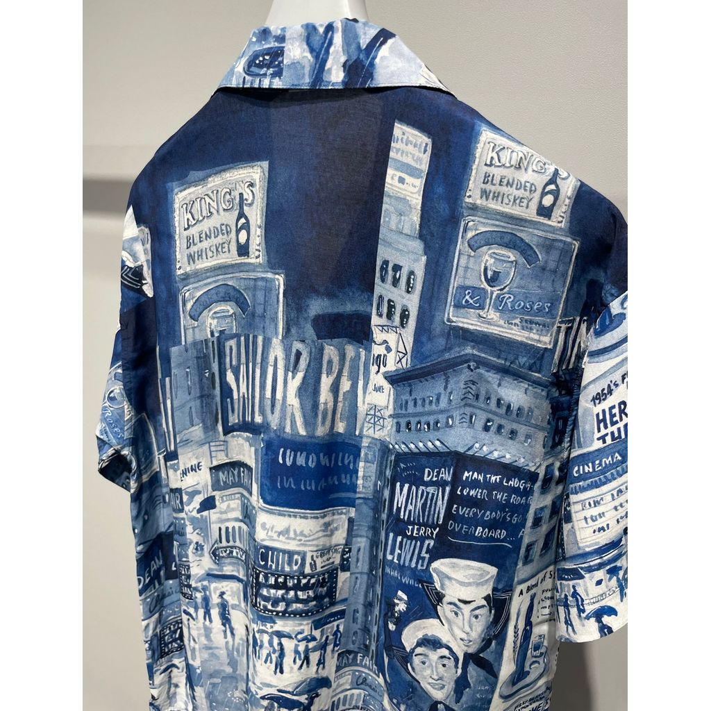 PORTER CLASSIC ALOHA SHIRT TIMES SQUARE