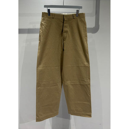 YAECA M チノパンツ ワイドストレート Chino Trousers, Wide Straight