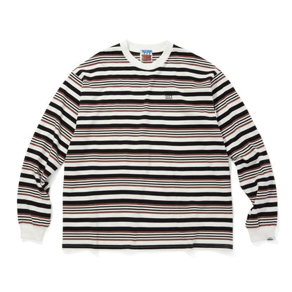 CITY COUNTRY CITY EMBROIDERED LOGO MULTI BORDER L/S T-SHIRT