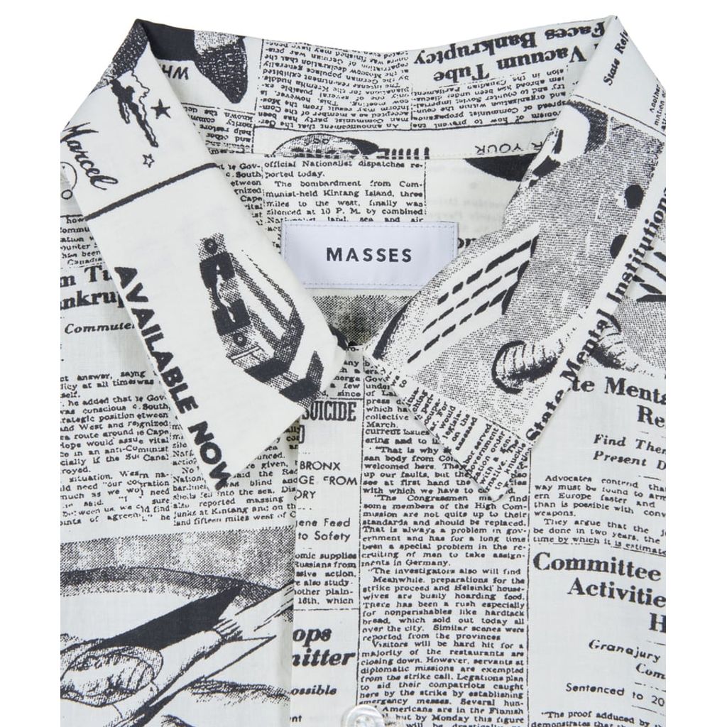 MASSES NEWS PAPER S/S SHIRT