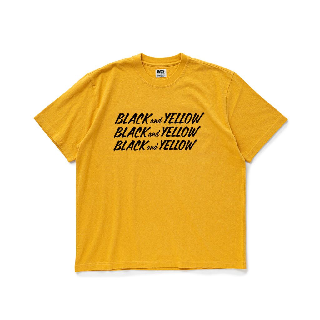 RATS BLACK and YELLOW TEE