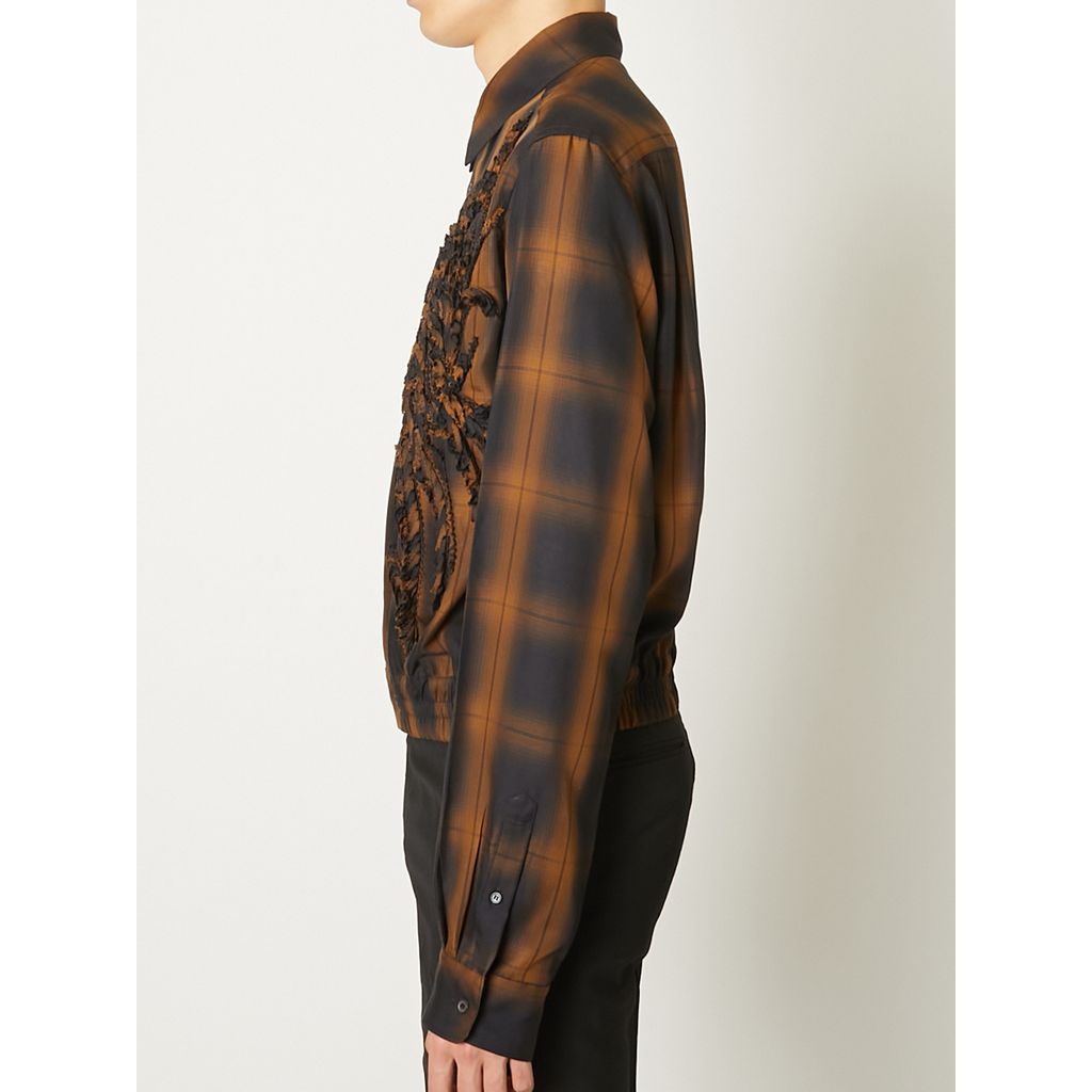 TAAKK EMBROIDERED BLOUSON SHIRT