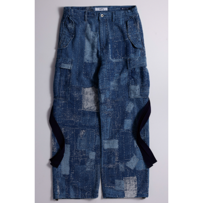 FDMTL FA26PN51JU  BORO JACQUARD CARGO PANTS 3YR WASH