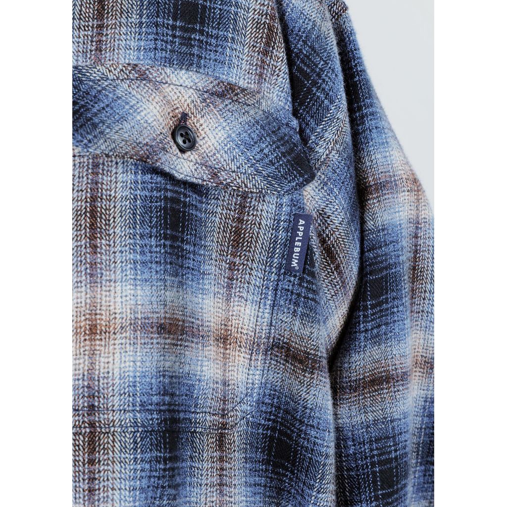 APPLEBUM Melange Check Nel Shirt / 2520206