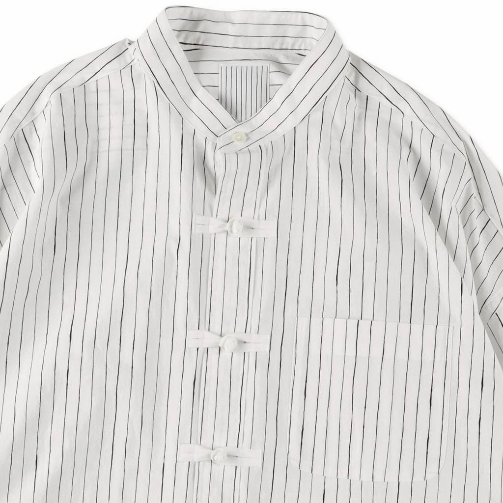 S.F.C P/C COTTON STRIPE KUNG FU SHIRT