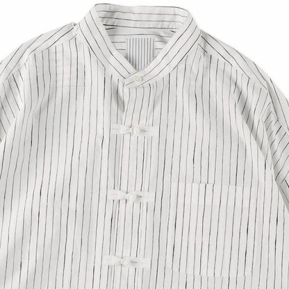 S.F.C P/C COTTON STRIPE KUNG FU SHIRT
