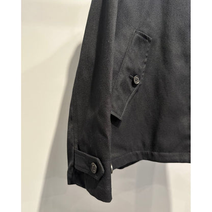 COMME des GARCONS HOMME COTTON WOOL SARGE ZIP JACKET（BLACK）