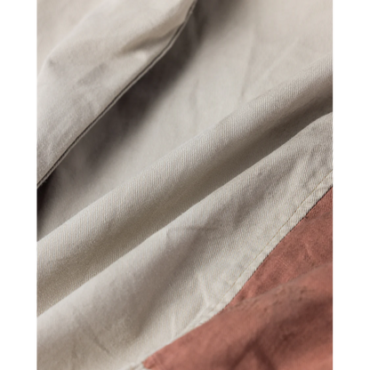 ANACHRONORM REMAKED MIX PANEL WIDE EASY PANTS BEIGE