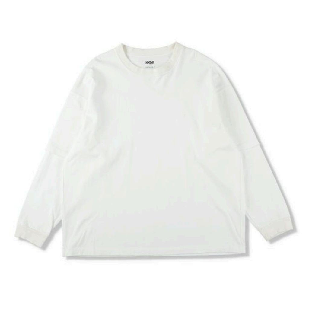 is-ness LAYERED LONG SLEEVE T-SHIRT