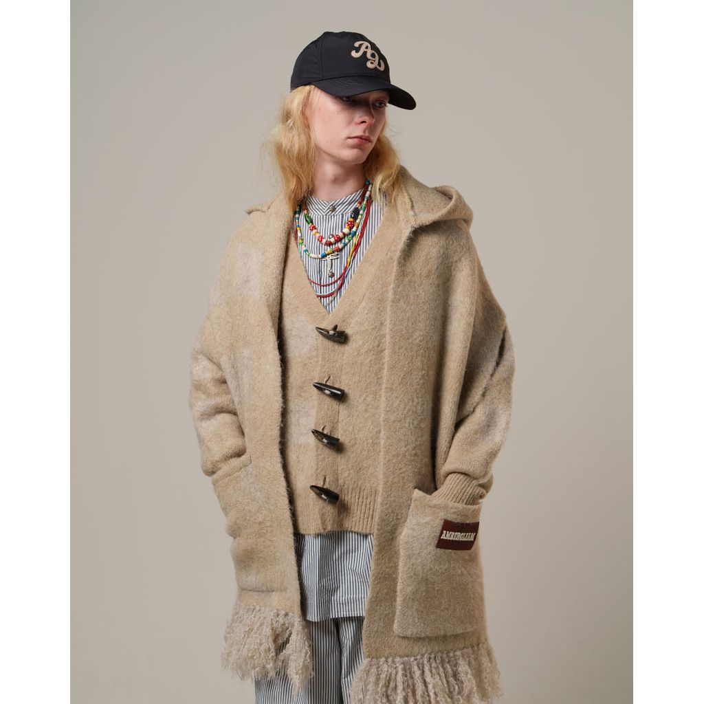 新品タグ付きAMBERGLEAM MOIST HOODIE PONCHO Moist Hoodie Poncho/Honey | AMBERGLEAM