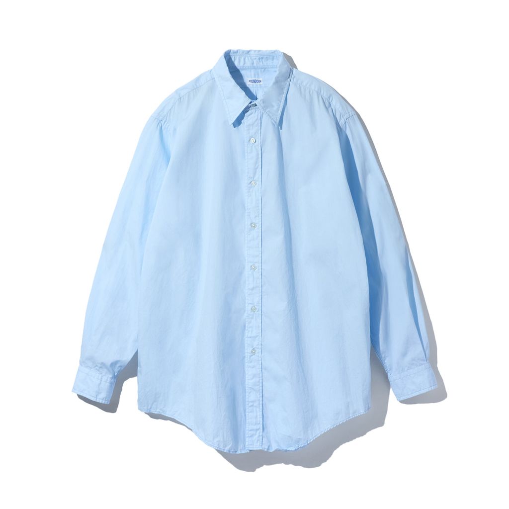 FOUNDOUR COTTON BROAD REGULAR COLLAR SHIRT