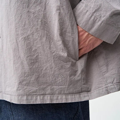 ORCIVAL OR-B0495 Twill Dump Collarless Shirt 26AW