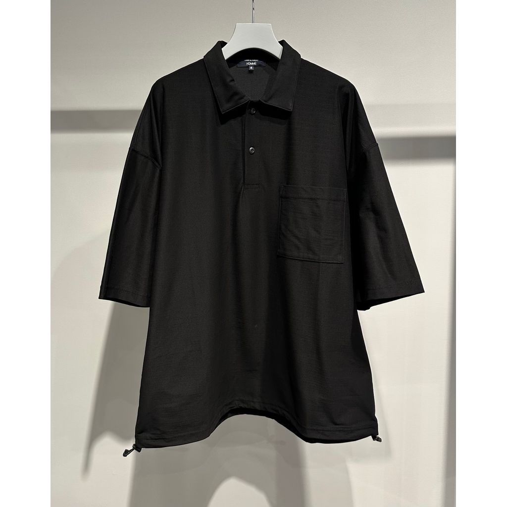 COMME des GARCONS HOMME ESTEL CUPRA POLO SHIRT