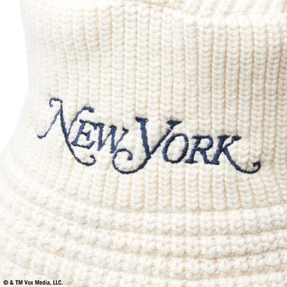 NEW ERA  ニットバケット New York Magazine クローム