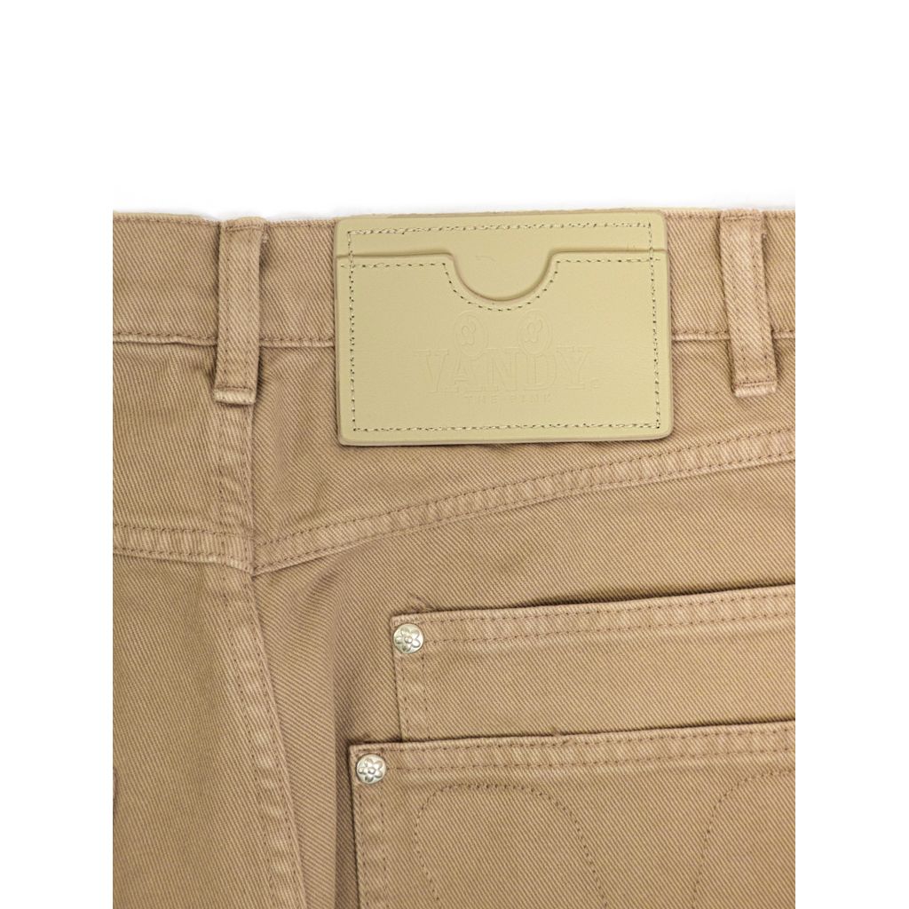 VANDY THE PINK Cotton Twill Stud Pants