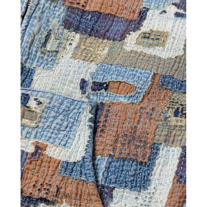 ANACHRONORM SASHIKO PATCHED JACKET INDIGO AN405
