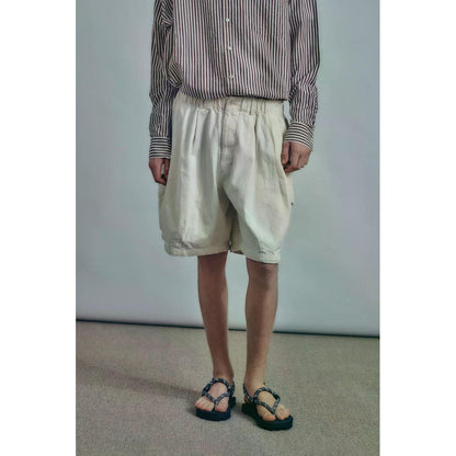 is-ness Herringbone 6-Pocket Shorts