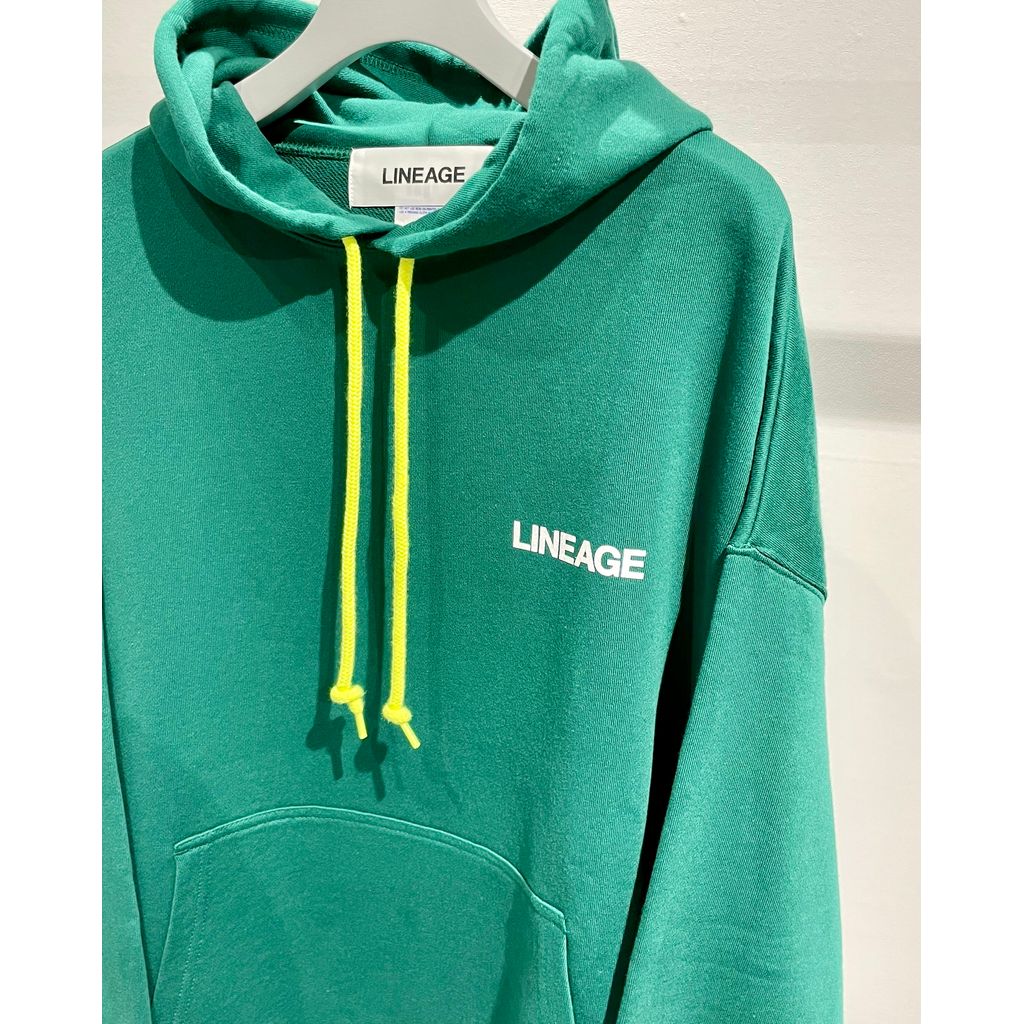 TSUTOMU MORIYA × LINEAGE CORE SP ABSTRACT HOODIE（GREEN）
