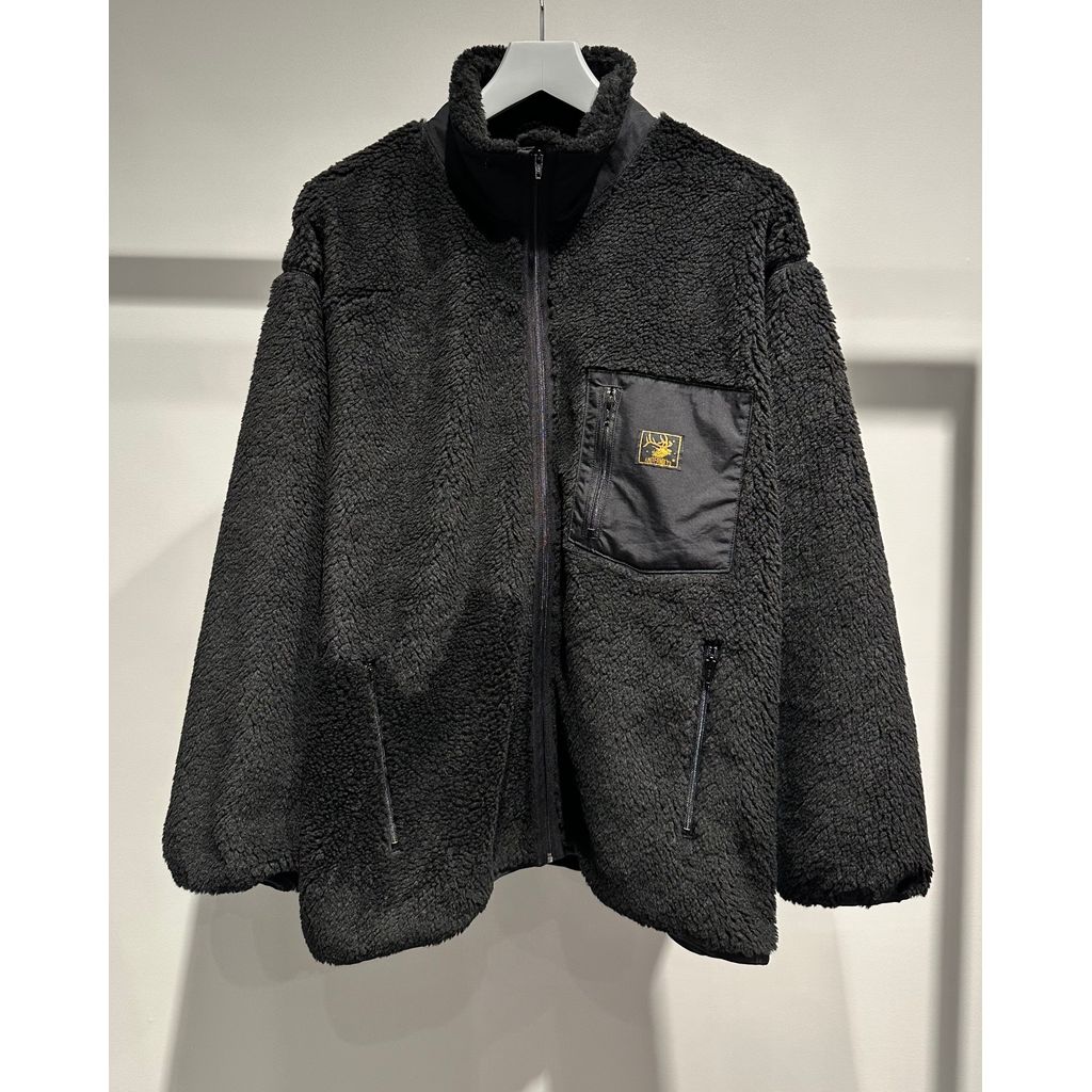 ANDFAMILYS × LINEAGE CORE Classic Boa Jacket 2 （Black）