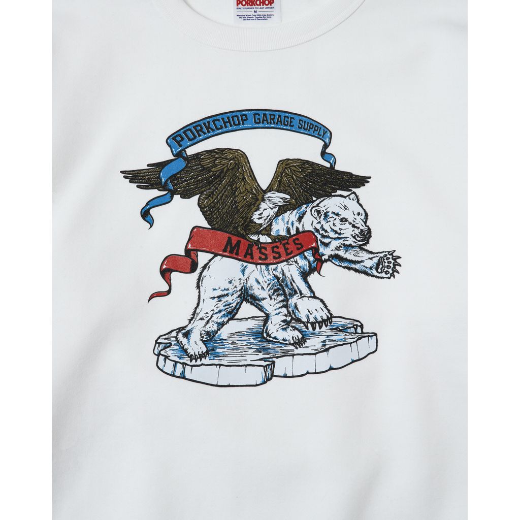 PORKCHOP × MASSES SWEAT CREW POLA BEAR P