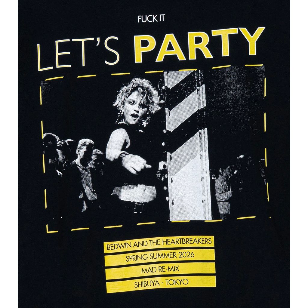 BEDWIN & THE HEARTBREAKERS S/S PRINTED TEE "Lets Party"