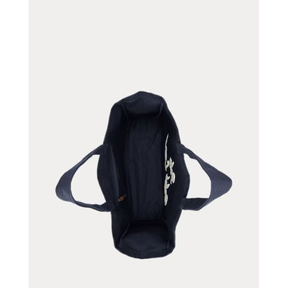 POLO RALPH LAUREN エンブロイダリー キャンバス トート（NEWPORT NAVY）