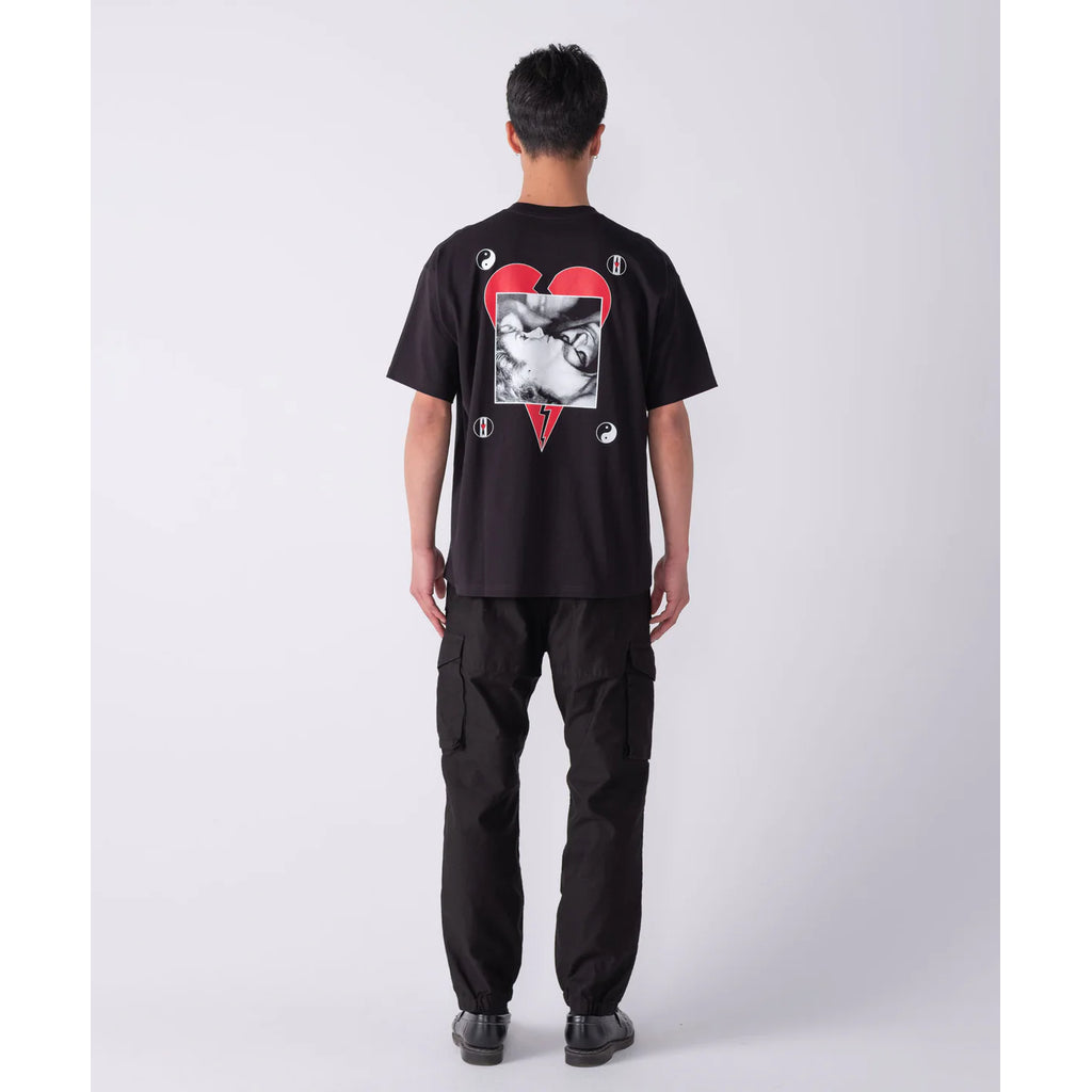 BEDWIN & THE HEARTBREAKERS S/S PRINTED TEE "ASH"