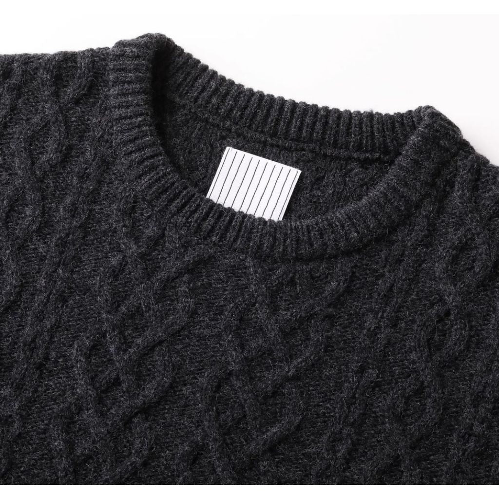 S.F.C CABLE CREW KNIT STRIPES FOR CREATIVE