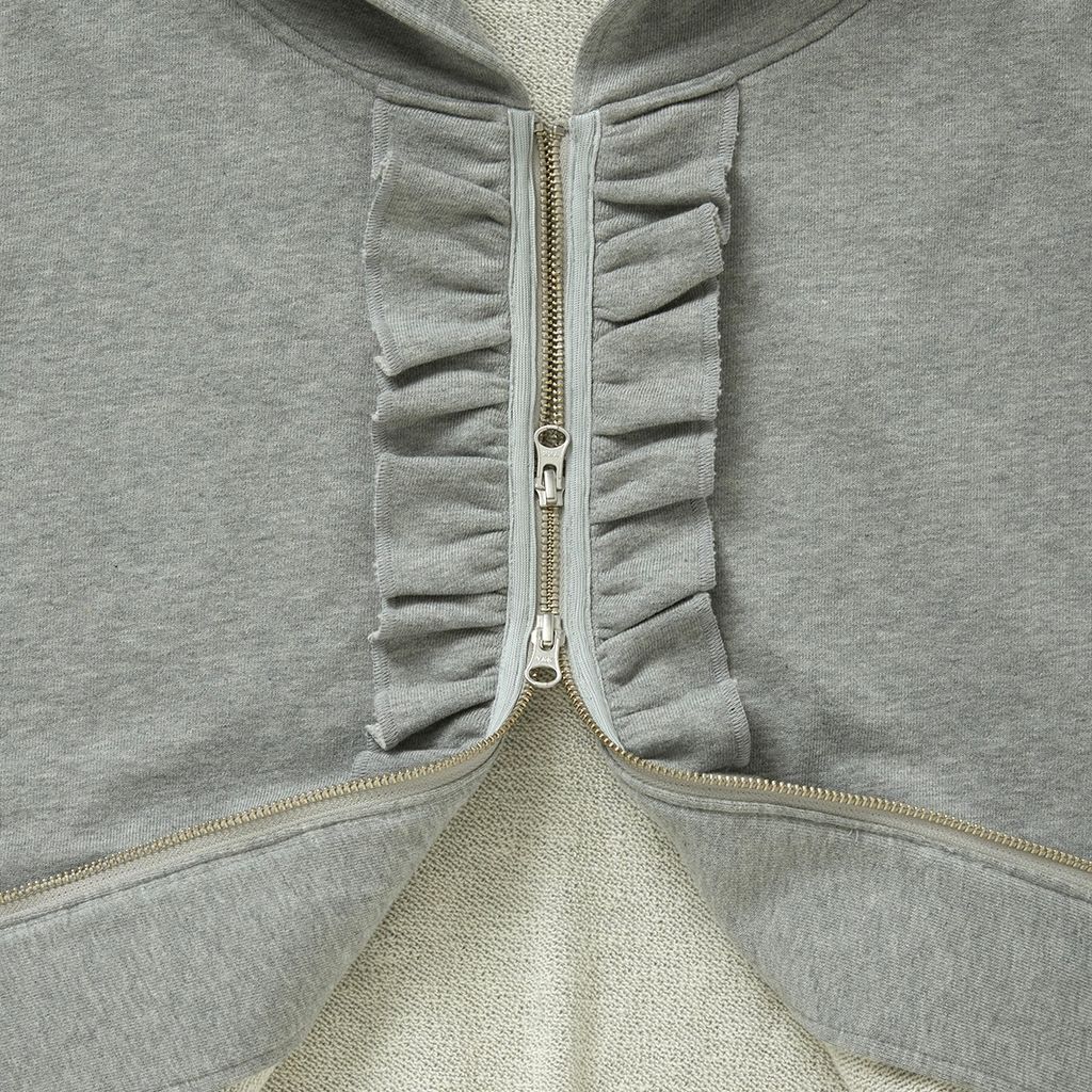 NICK GEAR Frill Zip up sweat