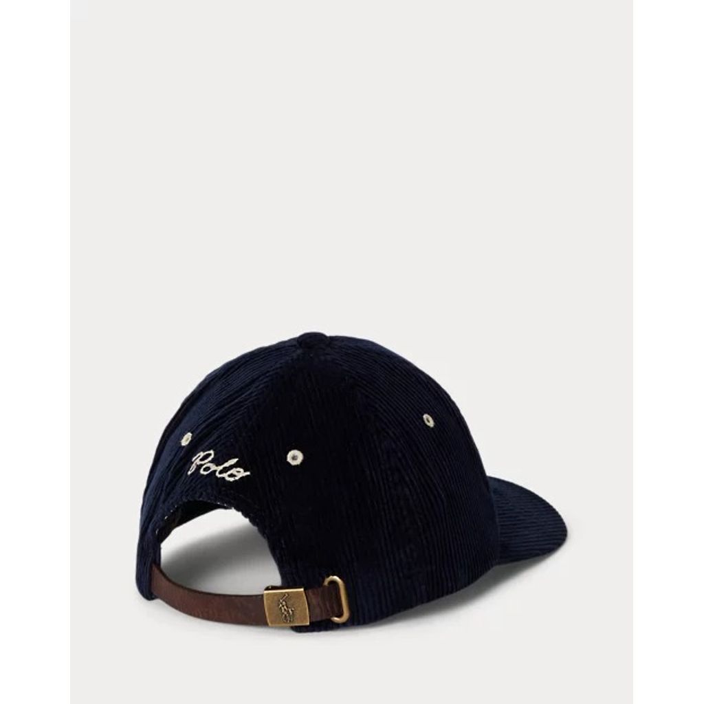 POLO RALPH LAUREN NY パッチ コーデュロイ ボール キャップ