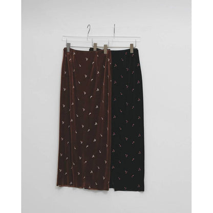 TODAYFUL Petit Flower Velour Skirt