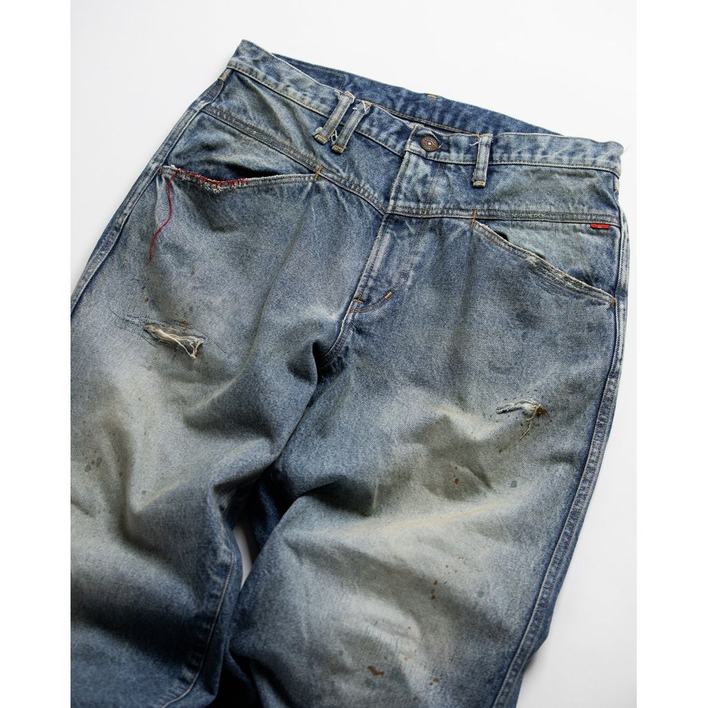 ANACHRONORM FRONT YORK REMAKED DENIM PANTS INDIGO (REMAKE)