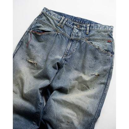 ANACHRONORM FRONT YORK REMAKED DENIM PANTS INDIGO (REMAKE)