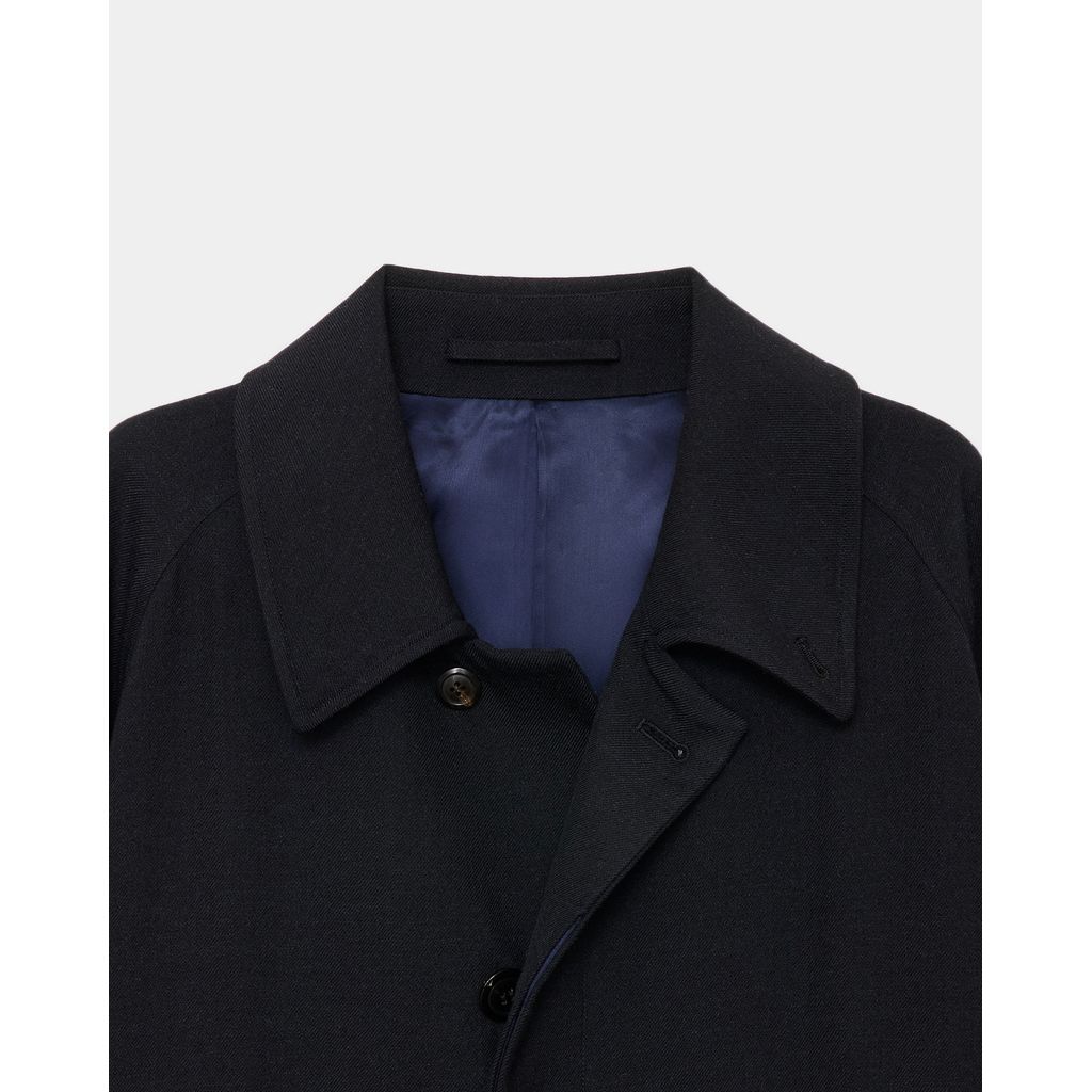 marka Tumbled Wool Serge Raglan Sleeve Coat