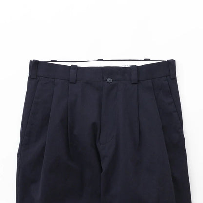 YAECA Chino Trousers Two-Tuck Straight