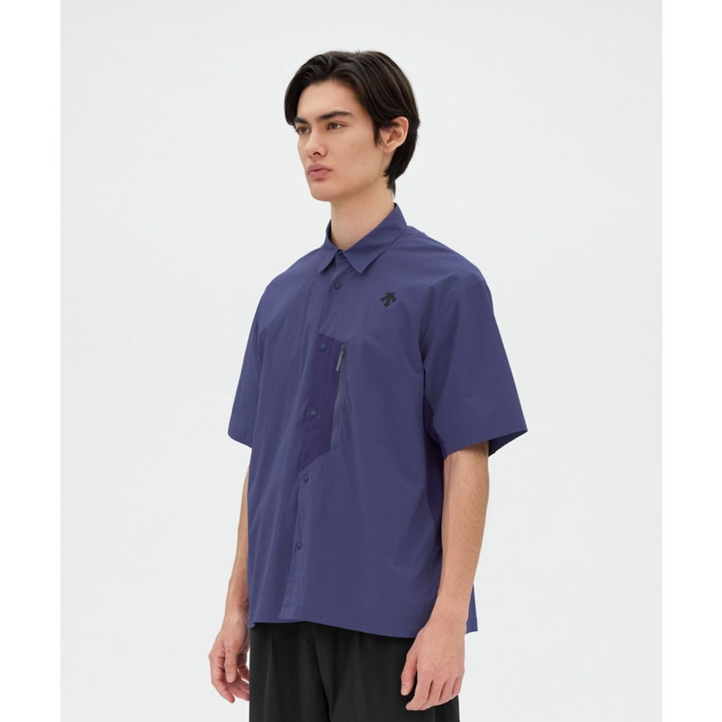 DESCENTE ALLTERRAIN 81 WIND SHELL H/S SHIRT PB