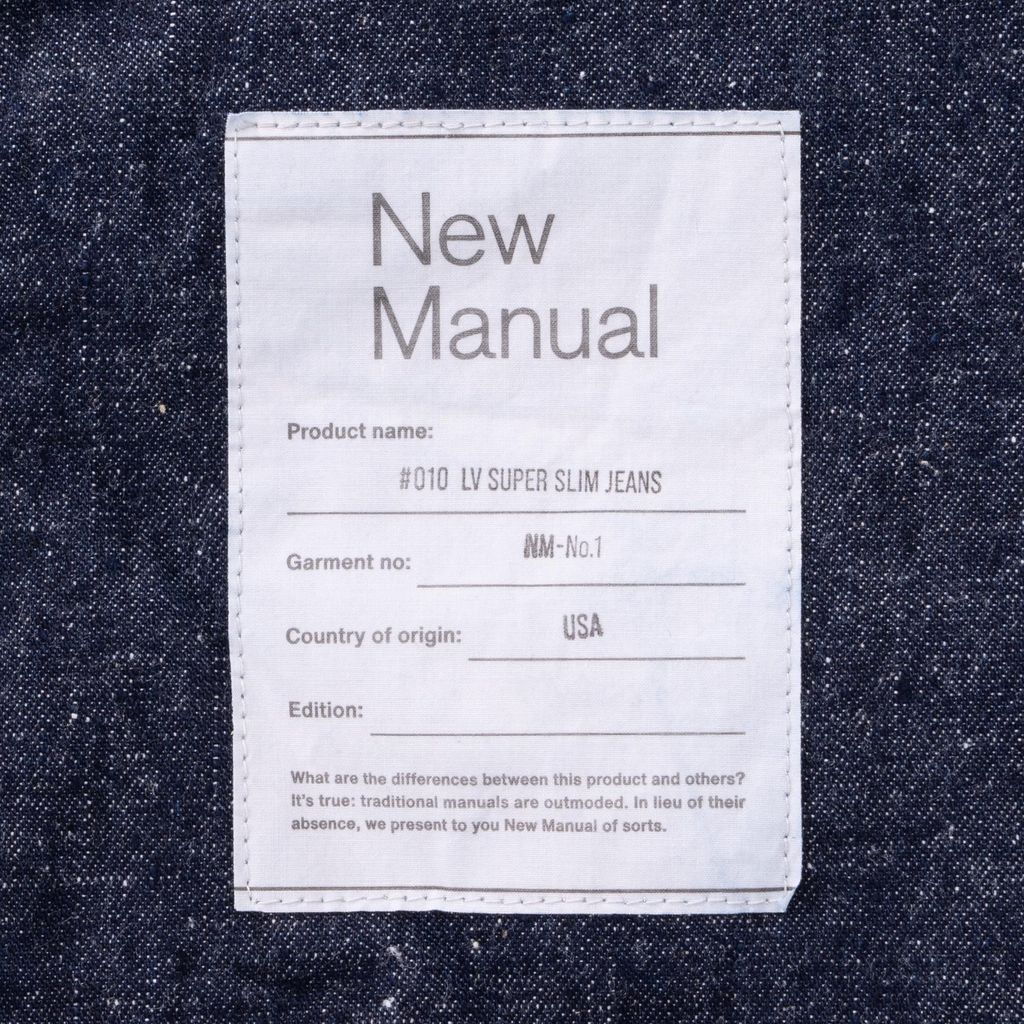 New Manual  LV SUPER SLIM JEANS BK ONE-WASHED(D.IDG)