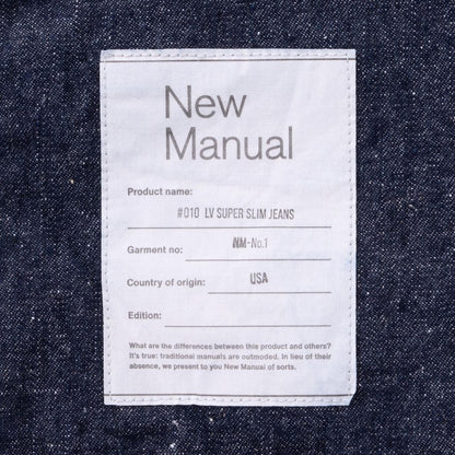 New Manual  LV SUPER SLIM JEANS BK ONE-WASHED(D.IDG)