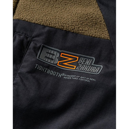 TIGHTBOOTH x 紅桜 NYLON PANEL FLEECE JKT FW25-RC04