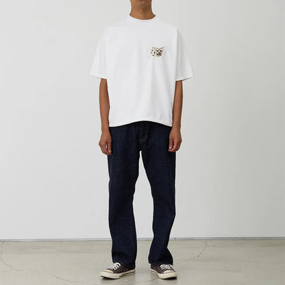 REMI RELIEF  SP加工シェリー裏毛SSクルー (刺繍:虎)