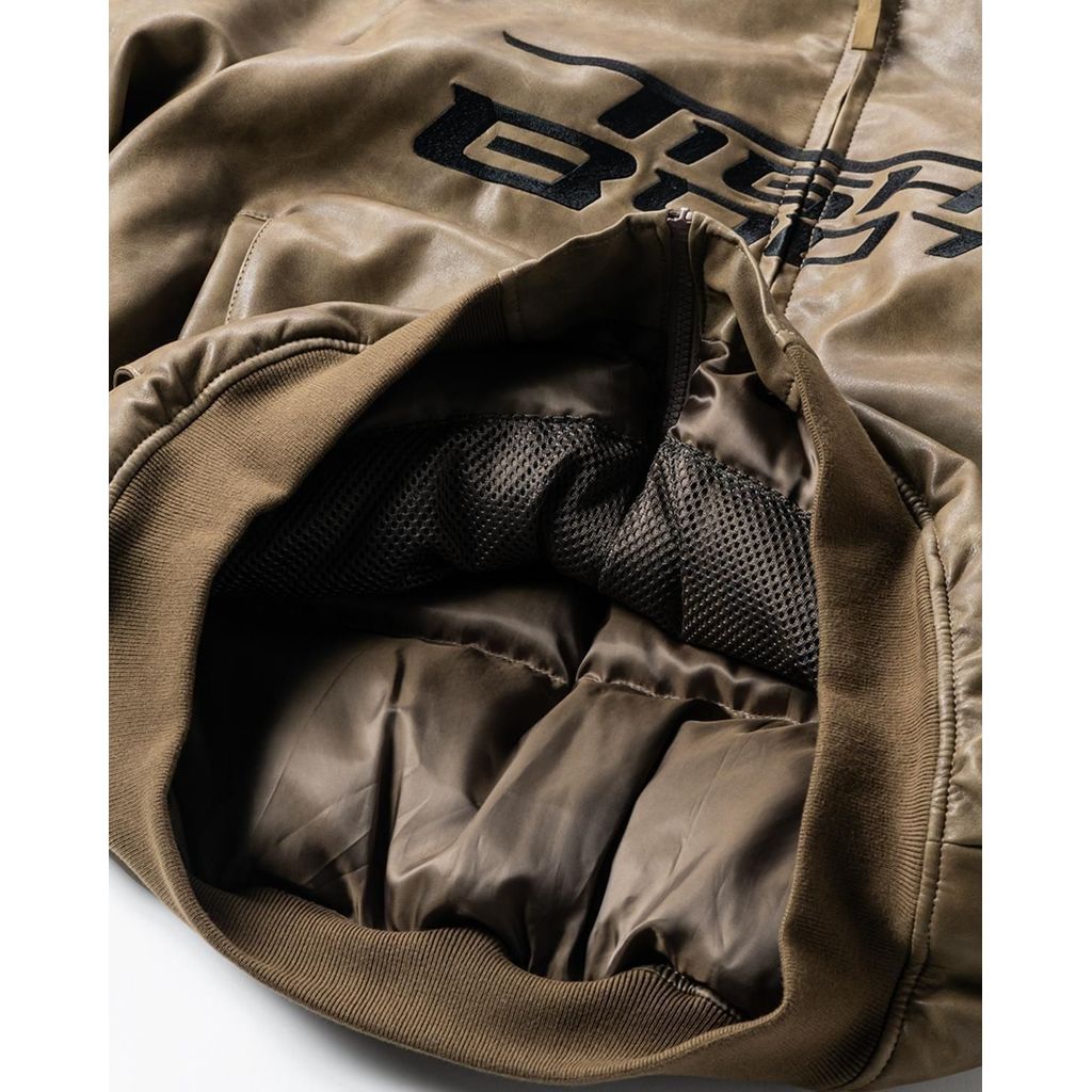 TIGHTBOOTH  ADRENALINE LEATHER DOWN JKT - TIGHTBOOTH x SEEDA