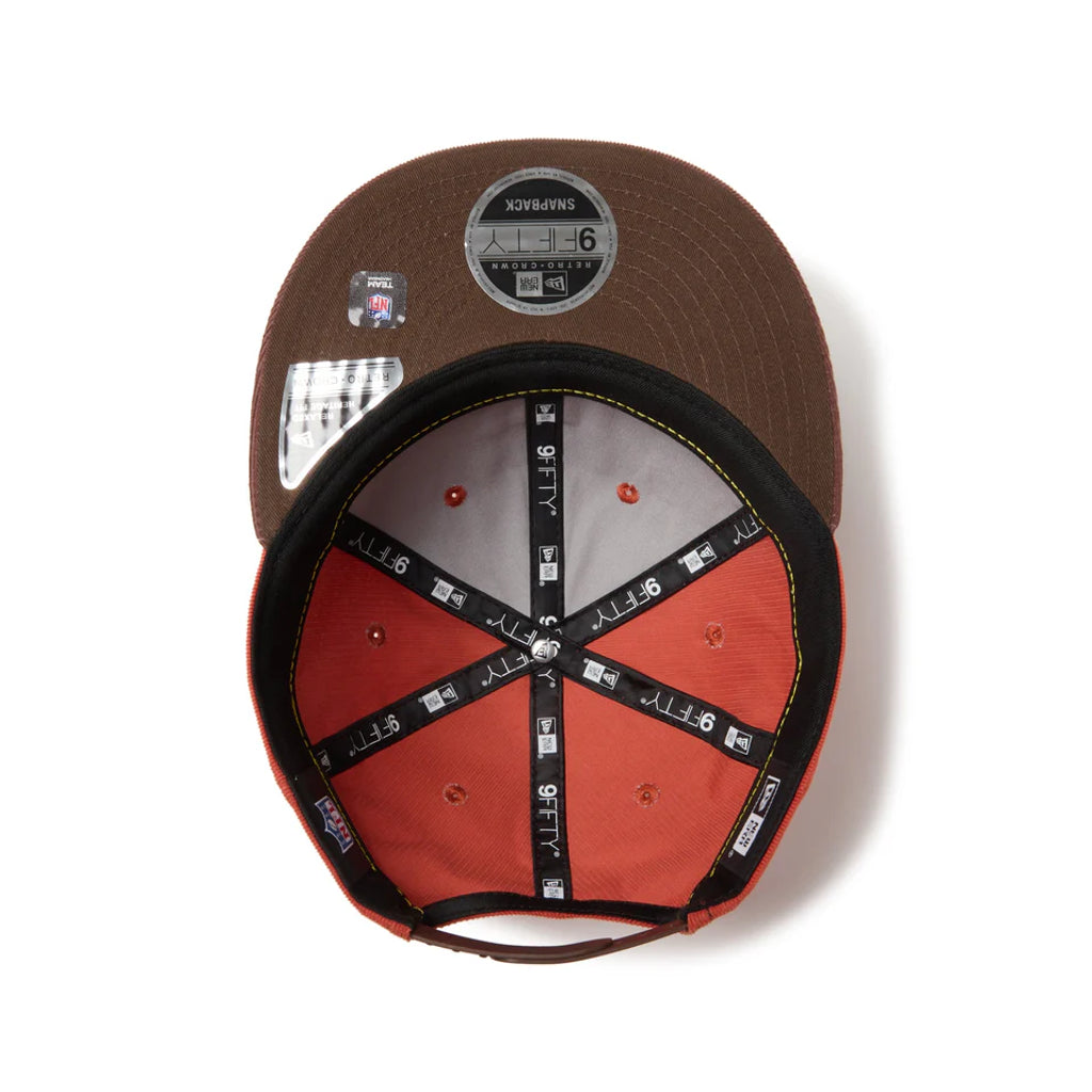 NEW ERA RC 9FIFTY Powered by GORO NAKATSUGAWA（MIN-NANO） ニューヨーク・ジャイアンツ コーデュロイ レンガ ブラウンバイザー