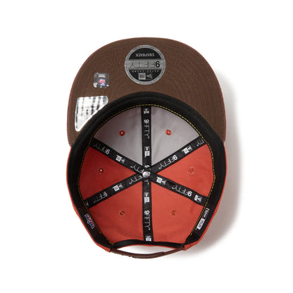 NEW ERA RC 9FIFTY Powered by GORO NAKATSUGAWA（MIN-NANO） ニューヨーク・ジャイアンツ コーデュロイ レンガ ブラウンバイザー