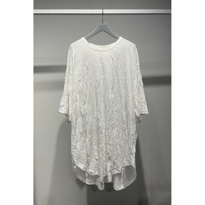 Ground Y CATCH WASHER HEM ROUND JUMBO T-SHIRT SHORT SLEEVES