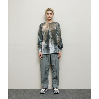 BAL x YUKIDYE  LOGO TIE DYE LS TEE