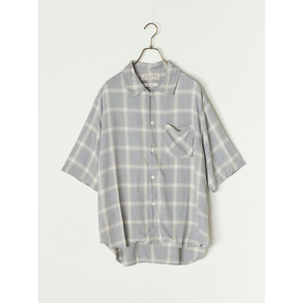 【予約商品】REMI RELIEF RN30389055  レーヨンツイルオンブレS/Sシャツ 26ss