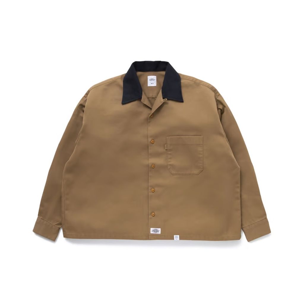 BEDWIN & THE HEARTBREAKERS Dickies Ex.OPEN COLLAR SHIRT “AARON”