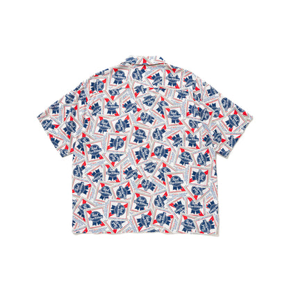 BEDWIN & THE HEARTBREAKERS Pabst Ex. S/S OPEN COLLAR SHIRT "COLIN"