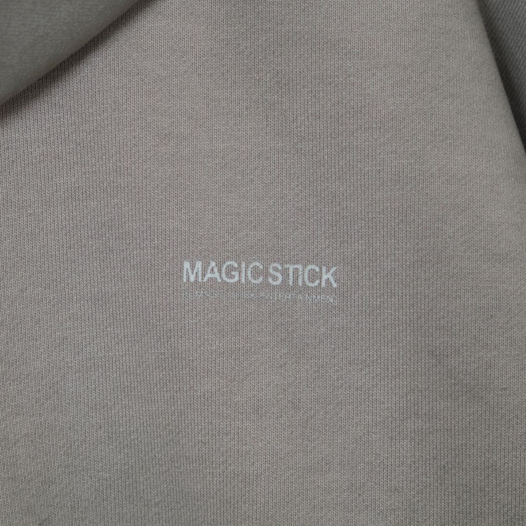 MAGIC STICK 2 Tone Comfort Hoodie (STEEL GREY with SPRAY)