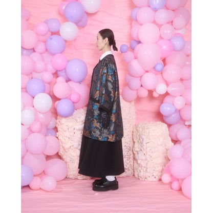 THOMAS MAGPIE flower jaguard coat